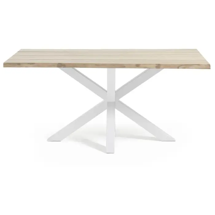 Обеденный cтол Arya 160x90 белый отбеленный дуб