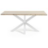 Обеденный cтол Arya 160x90 белый отбеленный дуб