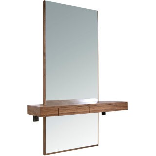 Консоль с зеркалом 3235/ MR2202 из орехового дерева