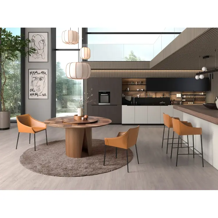 Стул 4144/DC931A коричневый из экокожи