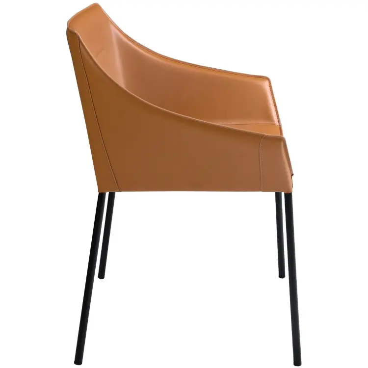 Стул 4144/DC931A коричневый из экокожи