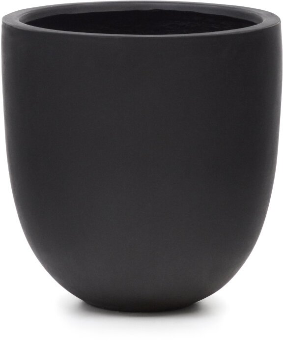 Aiguablava Кашпо из черного цемента Ø 56 см