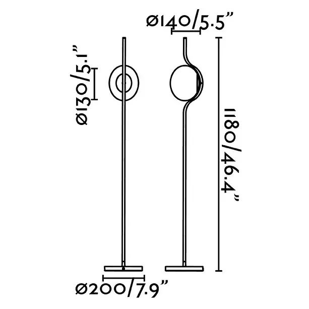 Торшер Le Vita