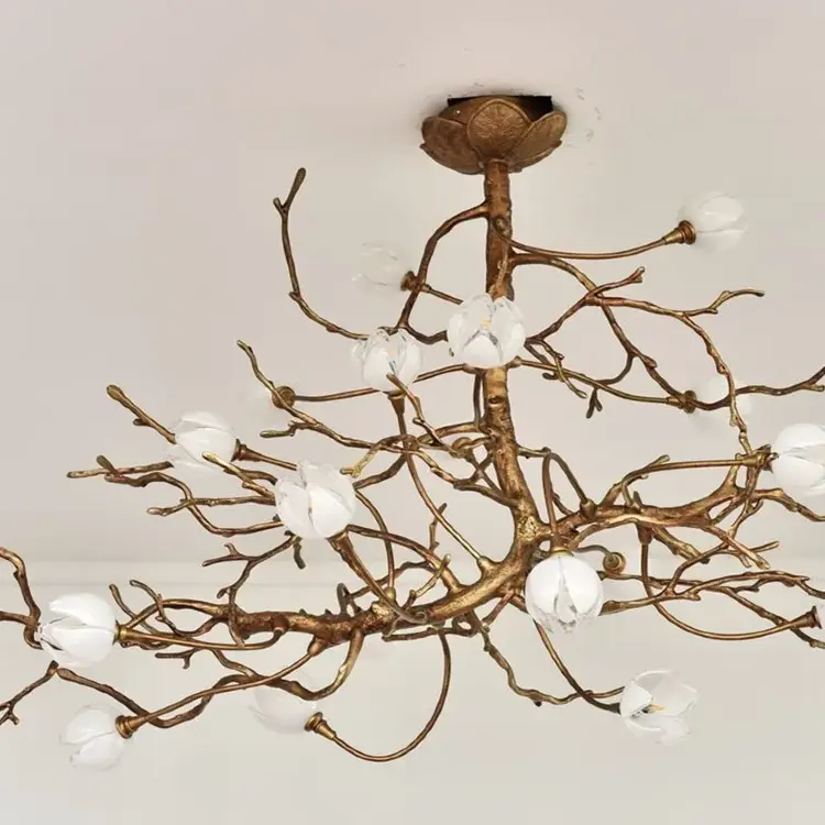 Люстра Lotus Branch Copper