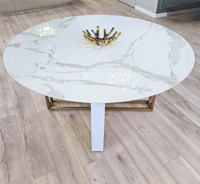 Стол Marble Cross Round