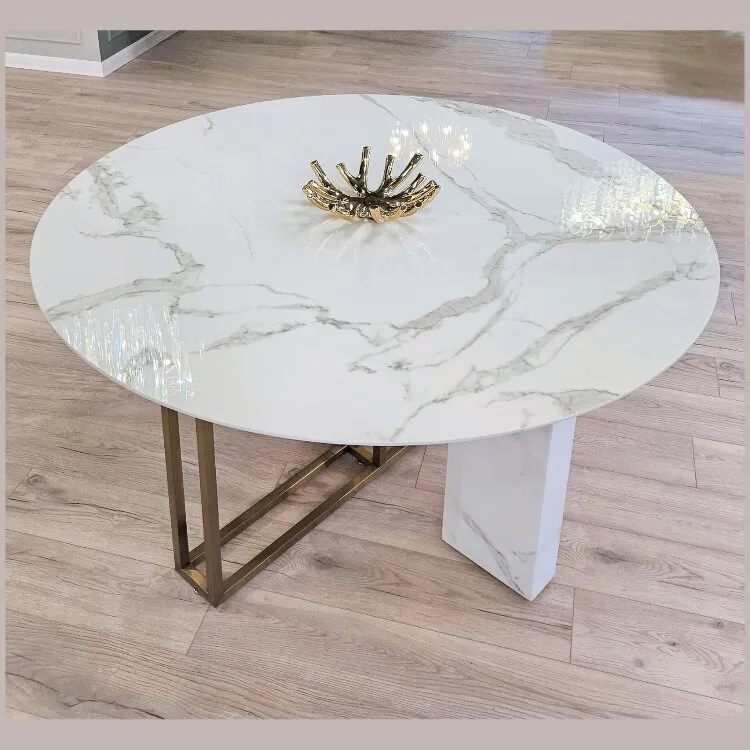 Стол Marble Cross Round