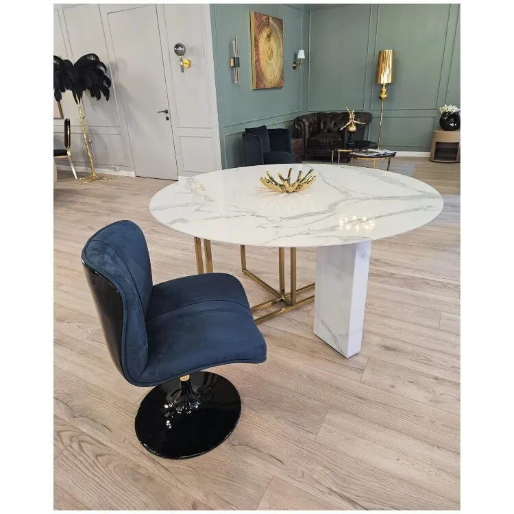 Стол Marble Cross Round