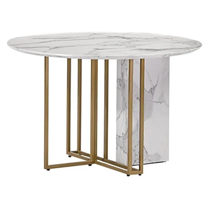 Стол Marble Cross Round