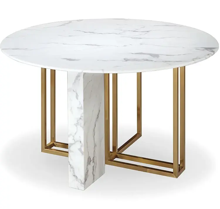 Стол Marble Cross Round