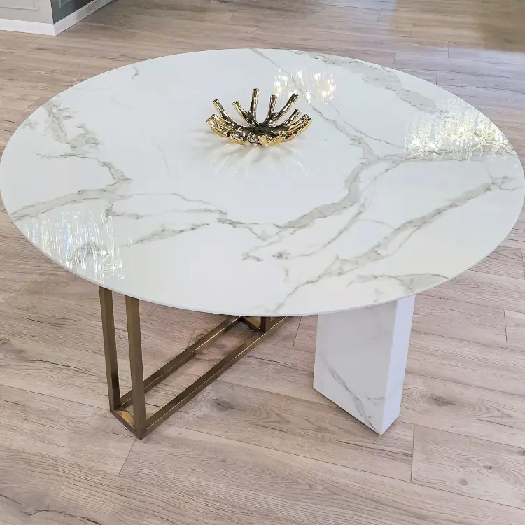 Стол Marble Cross Round