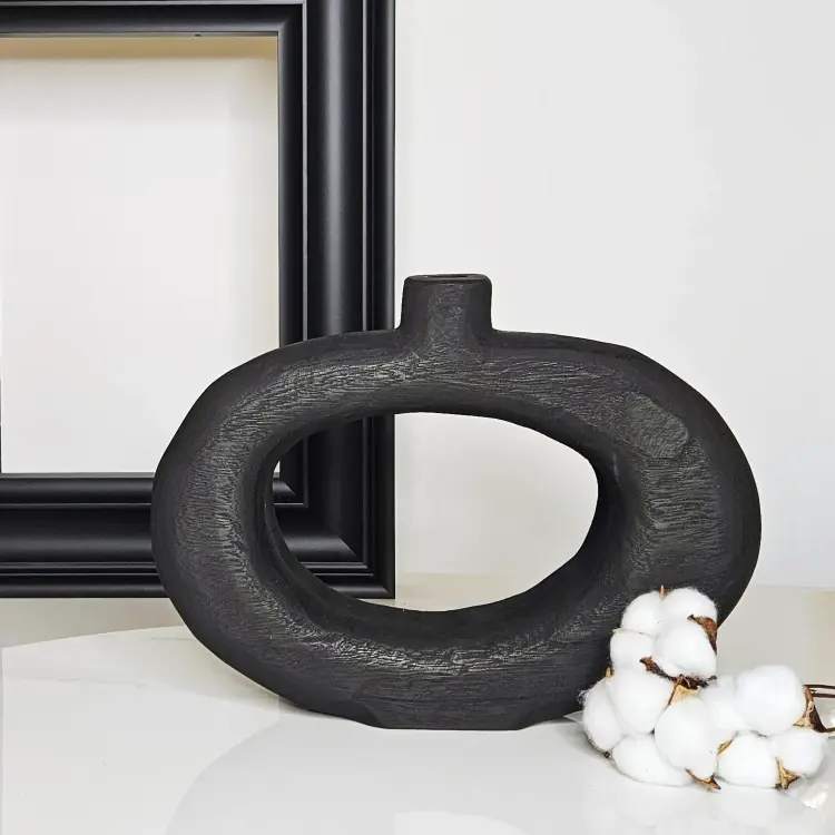 Ваза Round wooden vase