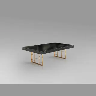 Vita Журнальный стол антрацитовый/розовое золото