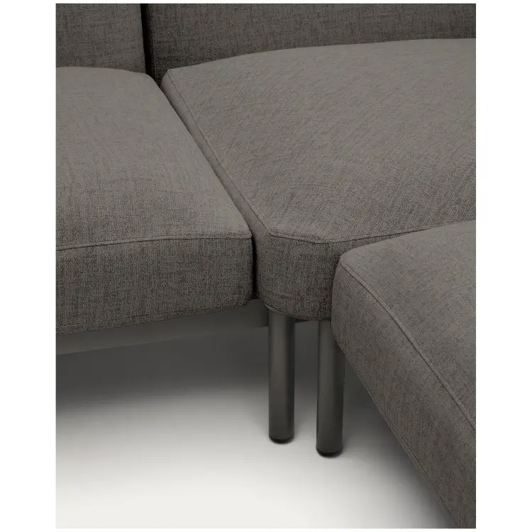 Sorells Уличный модульный 5-местный угловой диван серый