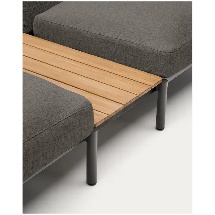 Sorells Уличный модульный 5-местный угловой диван серый