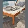 Шезлонг Caterin из эвкалипта бежевый