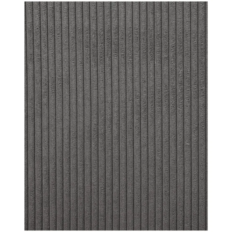 Диван 3х местный Blok правый шезлонг серый вельвет 330 см