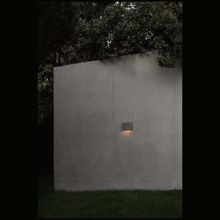 GROT 160 Уличный настенный светильник цементно-серый LED 6W 2700K