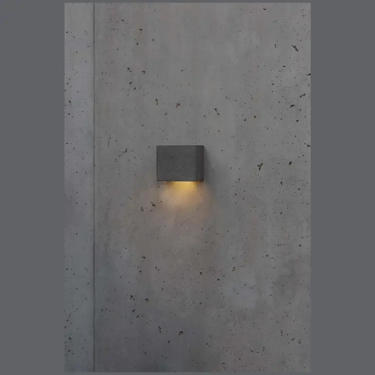 GROT 160 Уличный настенный светильник цементно-серый LED 6W 2700K