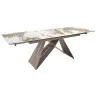 Раздвижной обеденный стол 1114/MC2207DT из мраморной керамики