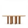 Mailen Овальный стол из шпона ясеня с натуральной отделкой Ø 220 x 100 см