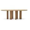 Mailen Овальный стол из шпона ясеня с натуральной отделкой Ø 220 x 100 см