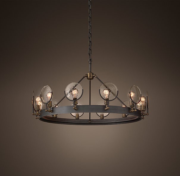Люстра Gaslight Lens Chandelier 8