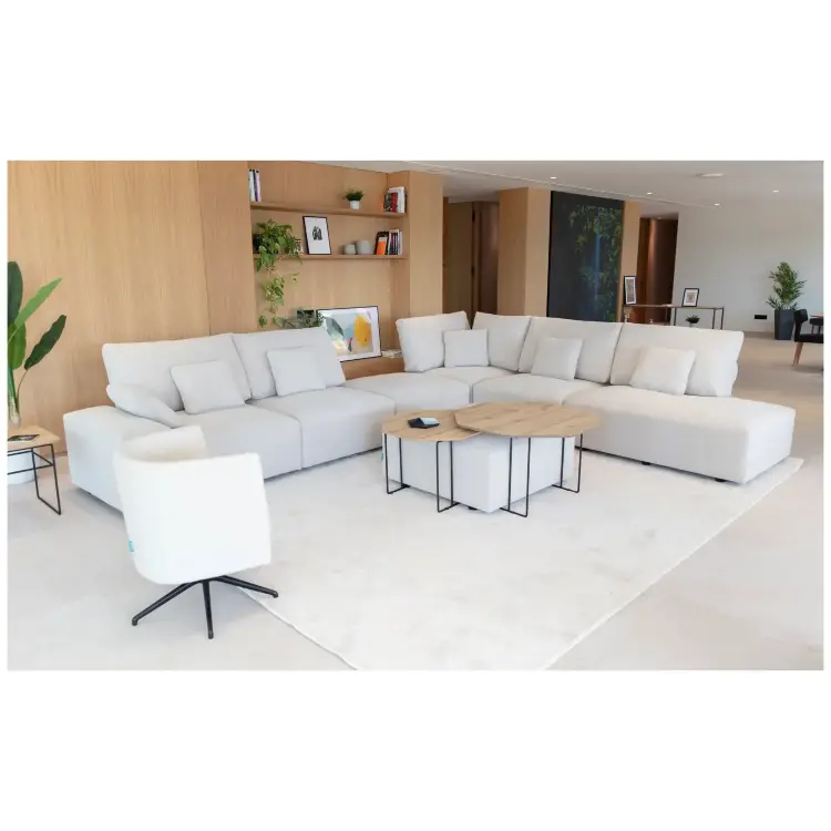 Модульный диван Teseo H2+2A+C+H1 с пуфом D