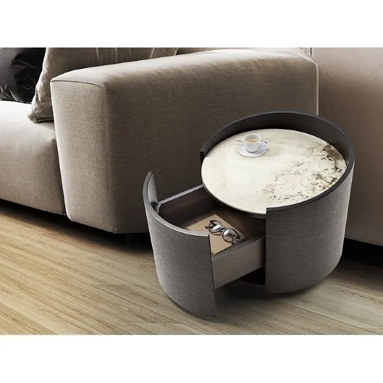 Iza Прикроватная тумбочка черный