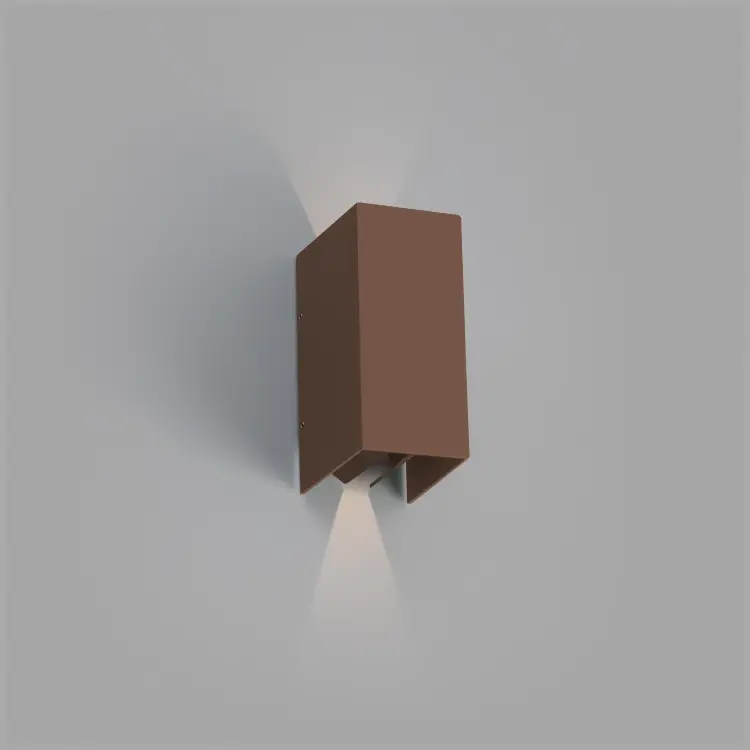 Уличное Blind бра коричневое LED 6W 3000K