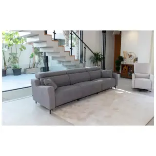 Диван Berlin 3-х местный с реклайнером BV1+3MR+BV2