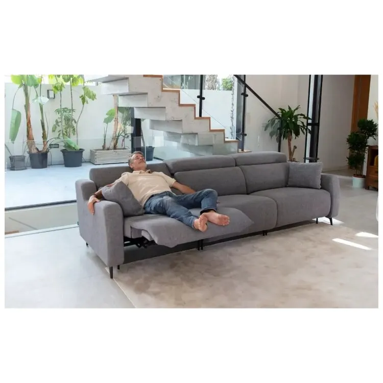 Диван Berlin 3-х местный с реклайнером BV1+3MR+BV2