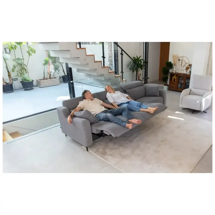 Диван Berlin 3-х местный с реклайнером BV1+3MR+BV2