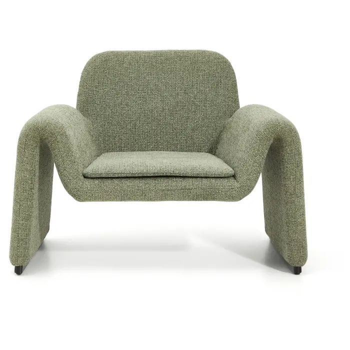 Кресло Melvia из зеленого шенилла