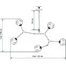 Люстра Branching Bubbles 5