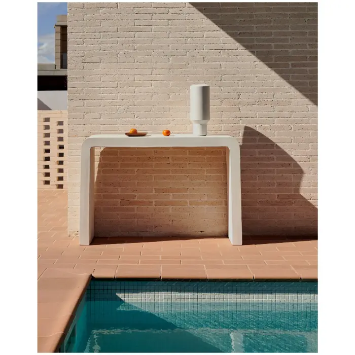 Aiguablava Консоль из белого цемента 120 x 80 см