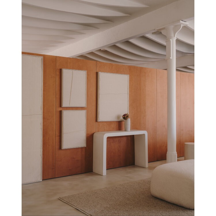 Aiguablava Консоль из белого цемента 120 x 80 см