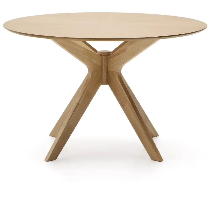 Круглый стол Naanim из дубового шпона Ø 120 см