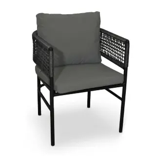 Стул ЛИБЕРО Черный металлик