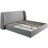 Кровать 7145 из темно-серой ткани