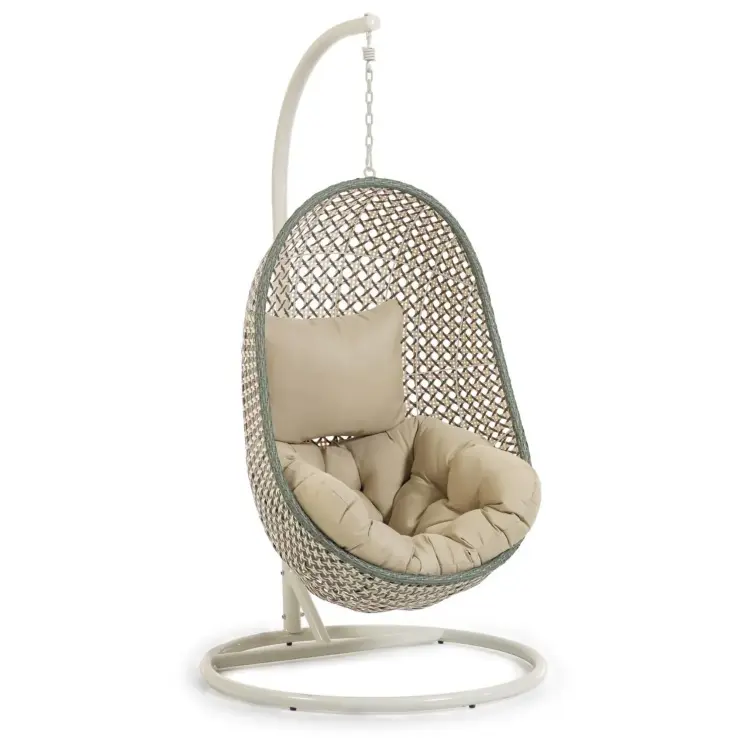 Подвесное кресло Cira разноцветное с подставкой