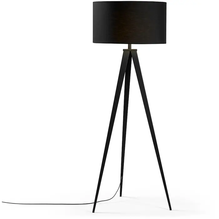 Торшер Uzagi черный