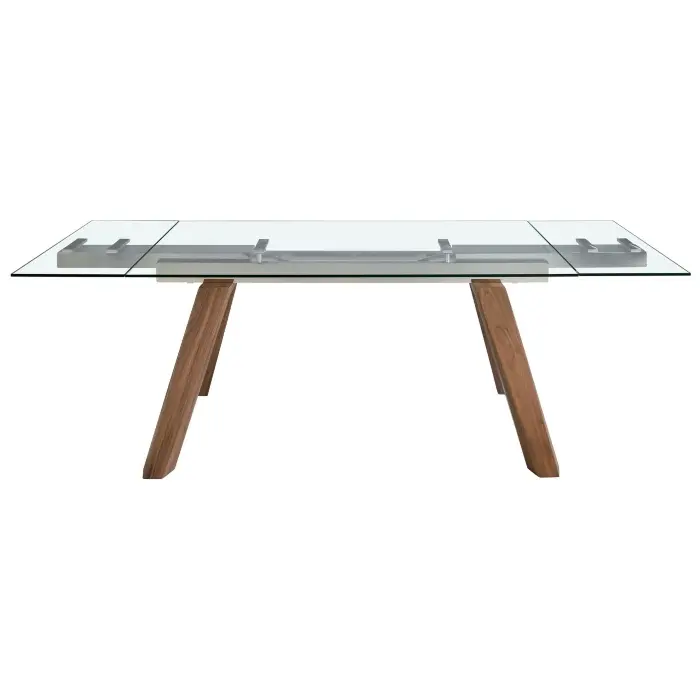 Раздвижной обеденный стол 1123/MC21034DT из закаленного стекла 160/200/240 х 90
