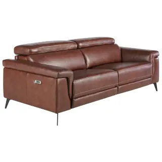 Диван 3-х местный 5319-3P-M1595 /6117 с реклайнером коричневый