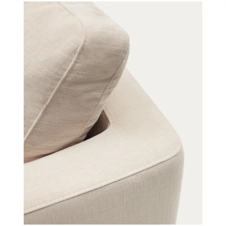 Gala 3-х местный диван с двойным шезлонгом бежевого цвета 210 см