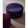Kaeli Пуф для ног со съемным чехлом из терракотового букле Ø 43