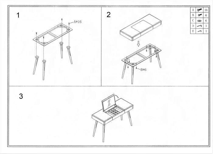 Консоль с зеркалом Venus