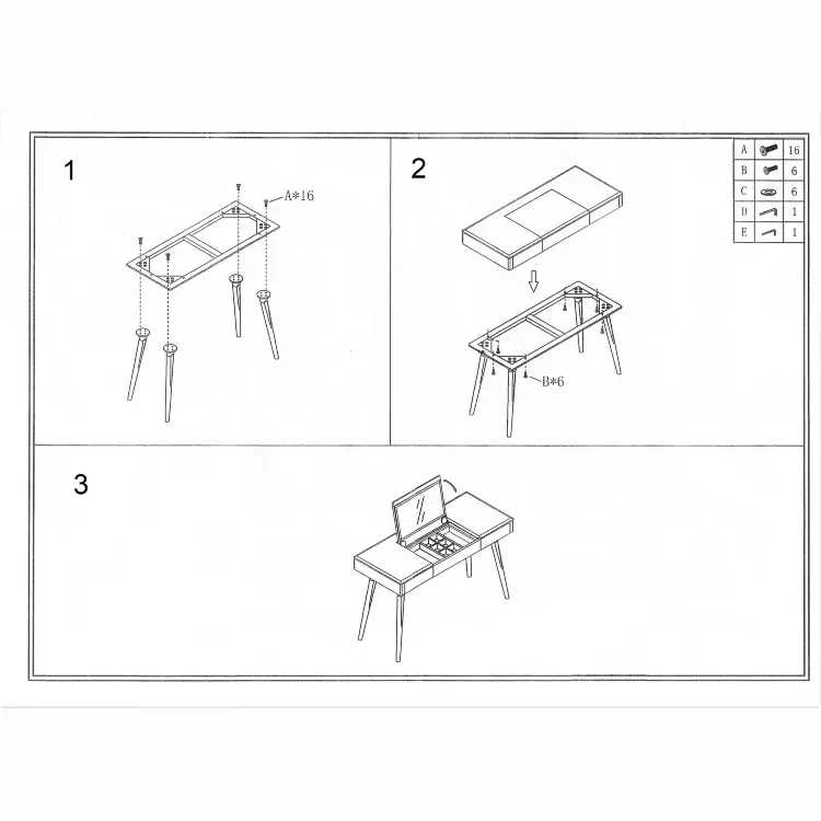 Консоль с зеркалом Venus