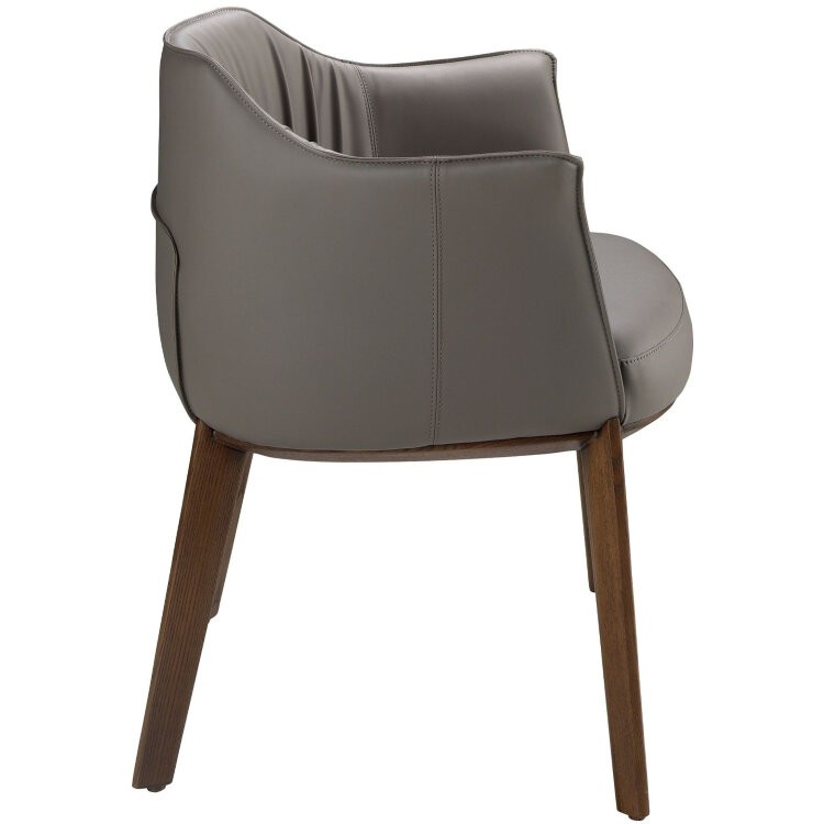 Серый стул из экокожи модель 5152