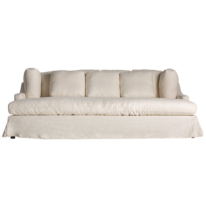 Диван Kemence 3-х местный кремового цвета