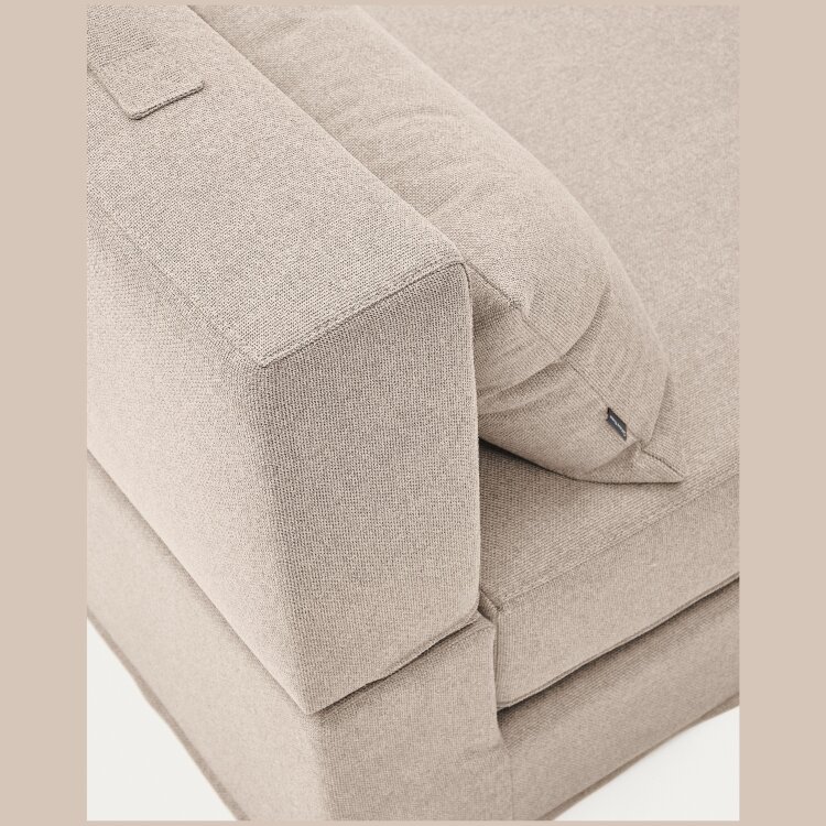 Arty бежевый трансформируемый пуф/кровать 70 x 89 (200) см